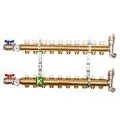 Коллектор для теплого пола с вентилями 10 выходов STOUT SMB 0468 000010